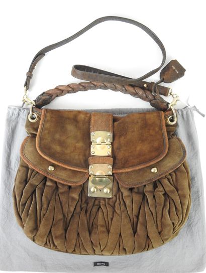 MIU MIU : Brown leather 