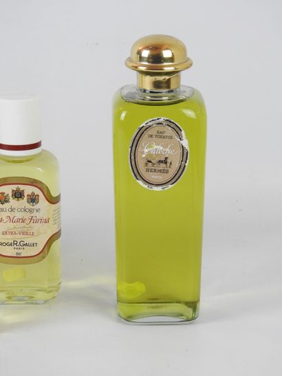 FOUR FAKE BOTTLES : Eau de Cologne Roger...
