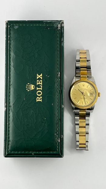ROLEX
OYSTER PERPETUAL DATE 33mm steel and...