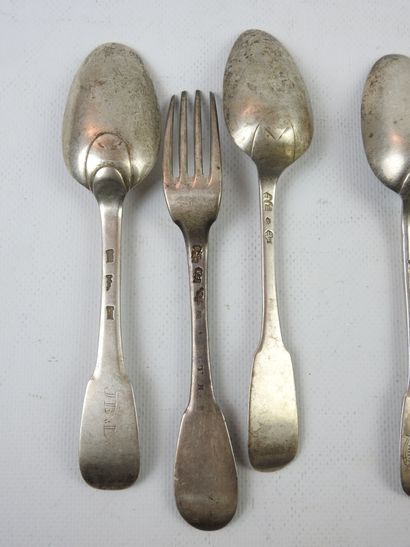 LARGE SILVER COUVER with engraved coat of...