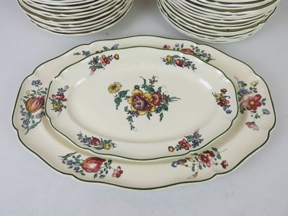 VILLEROY ET BOCH: Part of earthenware table...