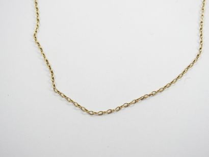 CHAIN in yellow gold 750 thousandth. Length:...
