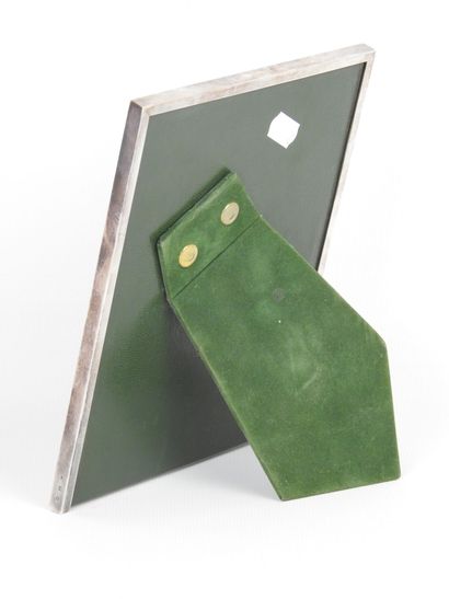 Rectangular silver plated metal PHOTO FRAME....