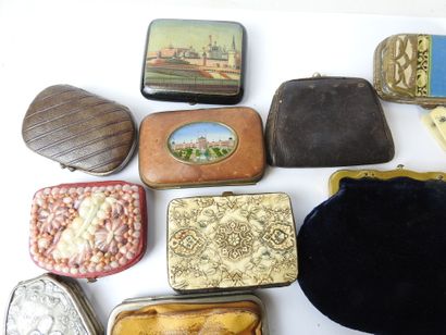 ABOUT TWELVE MONEY CARRIERS or boxes various...