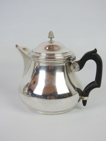 TWO SELFISH JUGS and a creamer in silver...