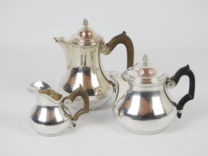 TWO SELFISH JUGS and a creamer in silver...