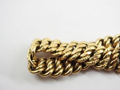 BRACELET Gourmette in yellow gold 750 thousandth....