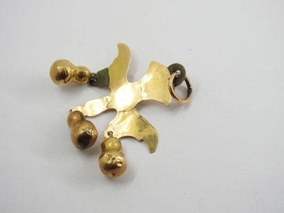 NECKLACE in yellow gold 750 thousandths with...