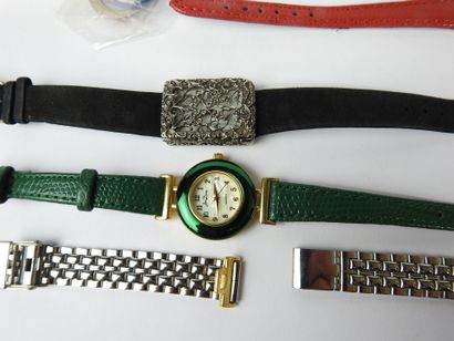 THREE Fancy watches including one Marc Giy...
