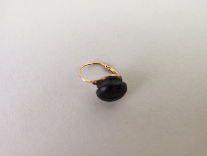 Small lot of jewelry in yellow gold 18K (750°/°°)...