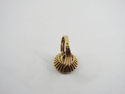 HORSE in yellow gold 750 thousandths, Egyptian...