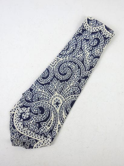 GUY LAROCHE : Silk tie with navy blue and...