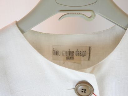 BLEU MARINE DESIGN : Off white and cinnamon...