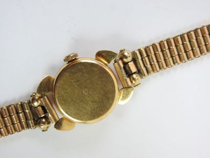 VILLEREUSE: Lady's watch with 18K gold case,...