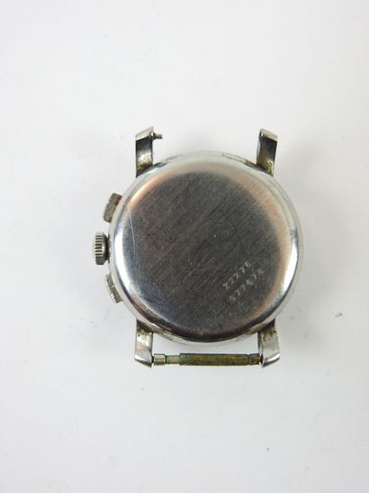 Universal Genève: Steel watch case.
