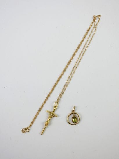 CHAIN in yellow gold 750 thousandth. Length:...