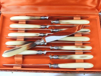 LOT of silver plated cutlery including mocha...