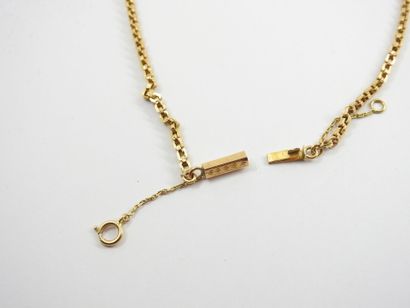 CHAIN in yellow gold 750 thousandth. Length:...