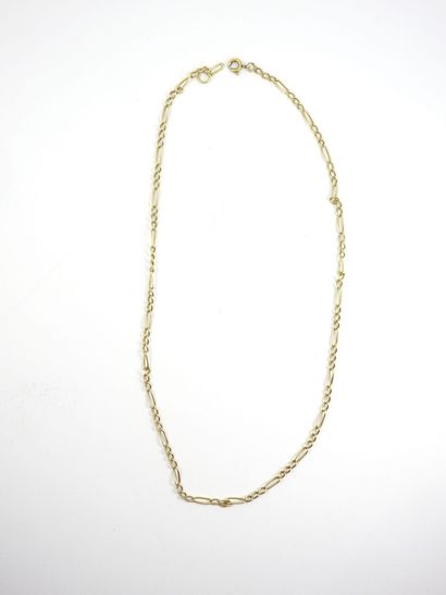 CHAIN in yellow gold 750 thousandth. Length:...