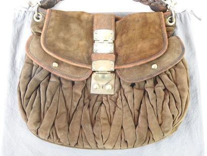MIU MIU : Brown leather 