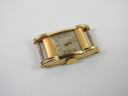 LIP : Tank woman watch, gold plated 40 microns....
