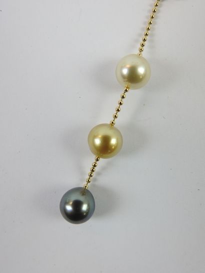 NECKLACE NEGLIGE in yellow gold 750 thousandths...