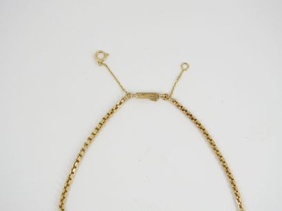CHAIN in yellow gold 750 thousandth. Length:...