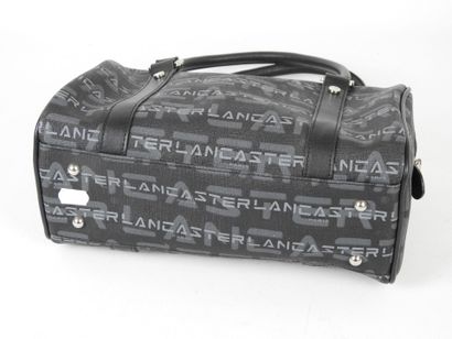 LANCASTER : Small canvas handbag. 15 x 25...