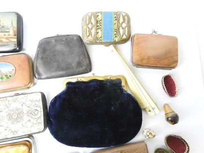 ABOUT TWELVE MONEY CARRIERS or boxes various...