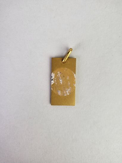 A. AUGIS.
Rectangular religious medal chiseled...