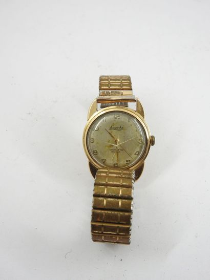 LACORDA: Bracelet watch, case in yellow gold...
