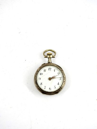 Silver collar watch. Gross weight: 7,3g....