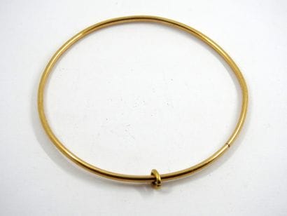 BRACELET rigid gold 750 thousandth. Diam:...
