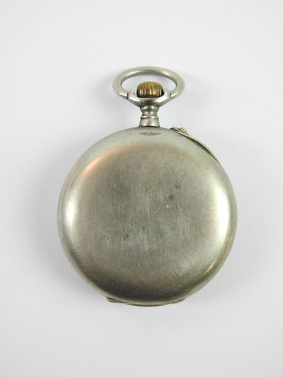Metal pocket watch by Minier in Étampes....