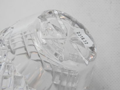 Carafe in cut crystal. H.37.5 cm