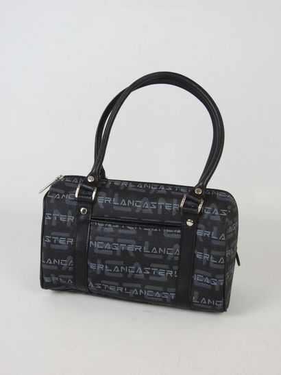 LANCASTER : Small canvas handbag. 15 x 25...