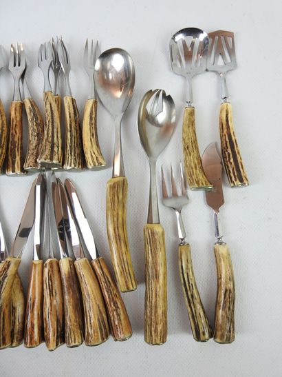HUNTING SERVICE in stainless steel with andouiller...