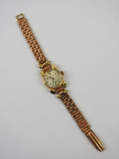 VILLEREUSE: Lady's watch with 18K gold case,...