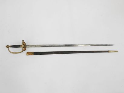 FRANCE. Uniform sword model 1817 with gilt...