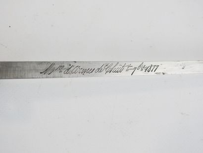 FRANCE. Gras bayonet model 1874, T-shaped...