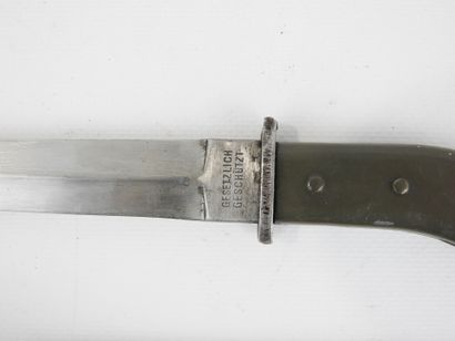 GERMANY. DEMAG all-metal bayonet, feldgrau...