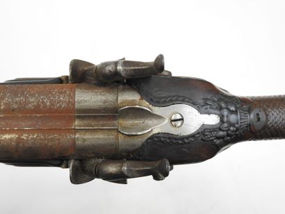 FRANCE. Flintlock shotgun transformed into...