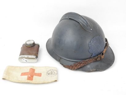 FRANCE. Adrian helmet model 1915 of officer...