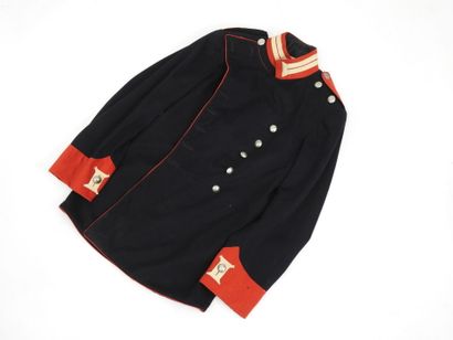 IMPERIAL RUSSIA. Tunic in dark blue cloth...