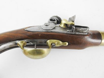 FRANCE. Cavalry flintlock pistol model AN...