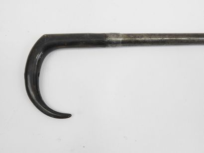 FRANCE. CANNES. Cane-rifle with metal barrel,...