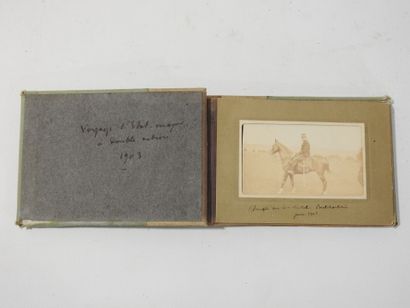 PHOTO ALBUM. General Brugère's staff trip...