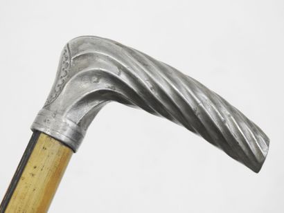 FRANCE. CANNES. Sword cane with bamboo shaft,...