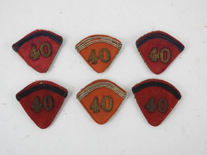 FRANCE. Lot de 3 paires de pattes de collet...