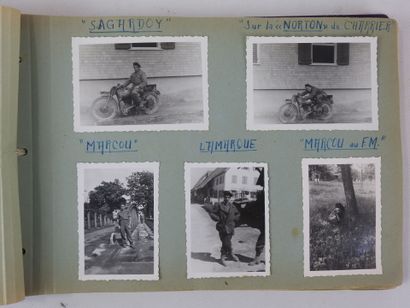 PHOTO ALBUM. EXCEPTIONAL ALBUM ON THE COMMANDOS...